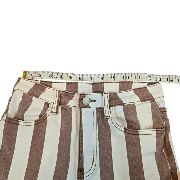Saints and Hearts Striped Bell Bottom Pants - Picture 5 of 7